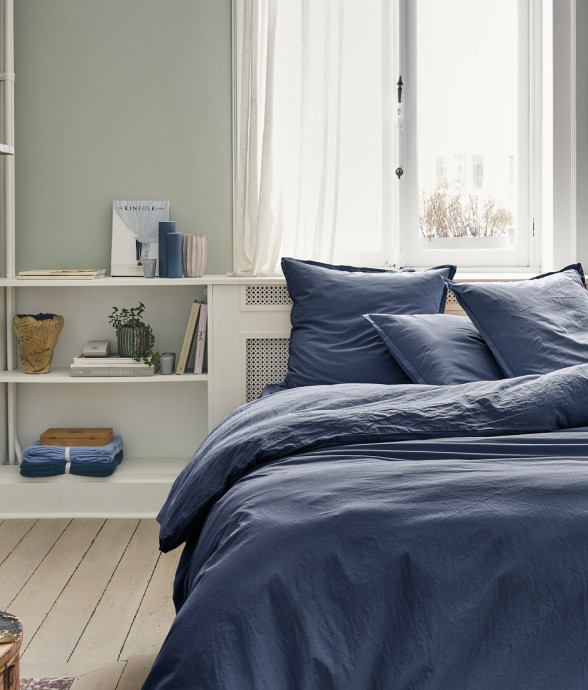 Housse de couette unie en...