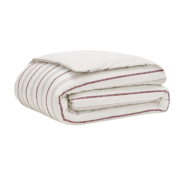 Housse de couette imprimée en percale de coton, EPURE