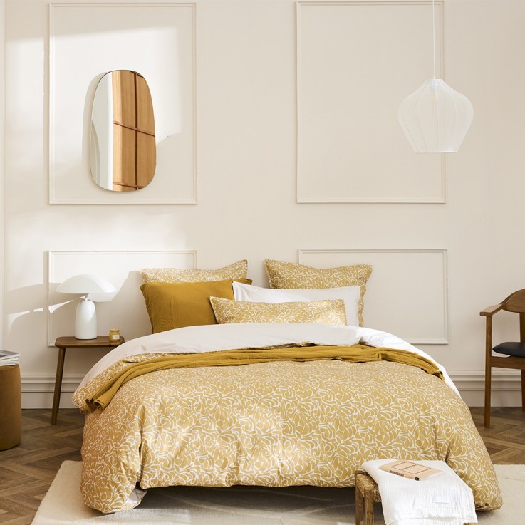 Housse de couette imprimée en percale de coton, HERA