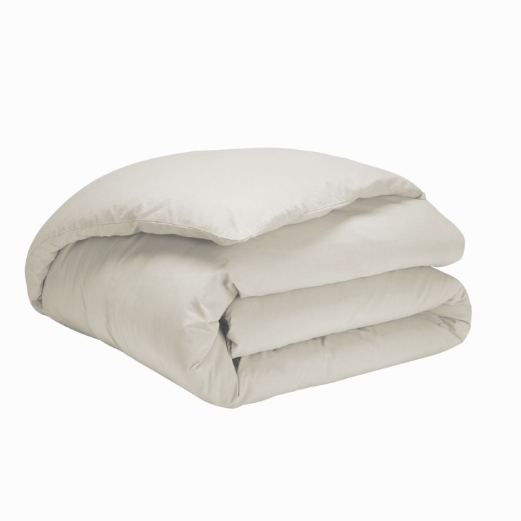 Housse de couette unie en coton lavé, SOFT LINE