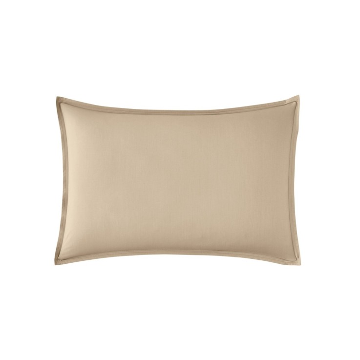 Taie d'oreiller unie en percale de coton, PREMIÈRE