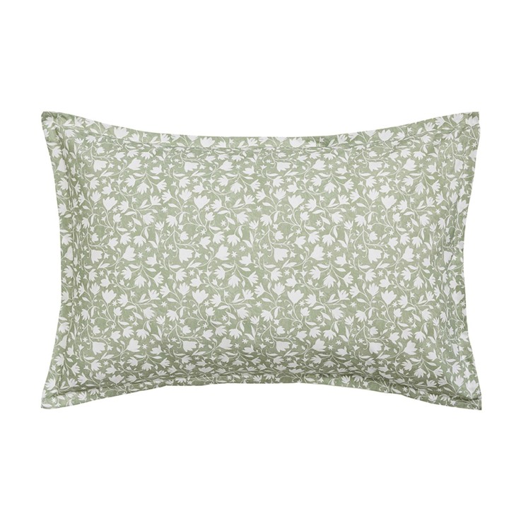 Taie d'oreiller imprimée en percale de coton, ARABESQUE