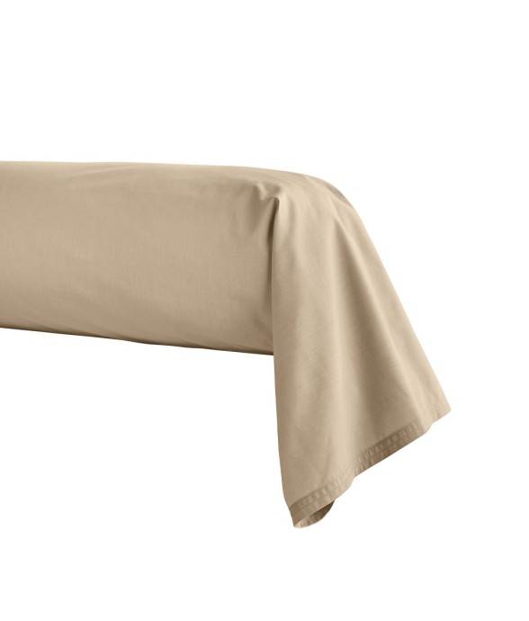 Taie de traversin unie en...