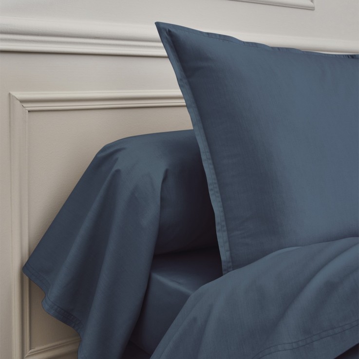 Taie de traversin unie en percale de coton, PREMIÈRE