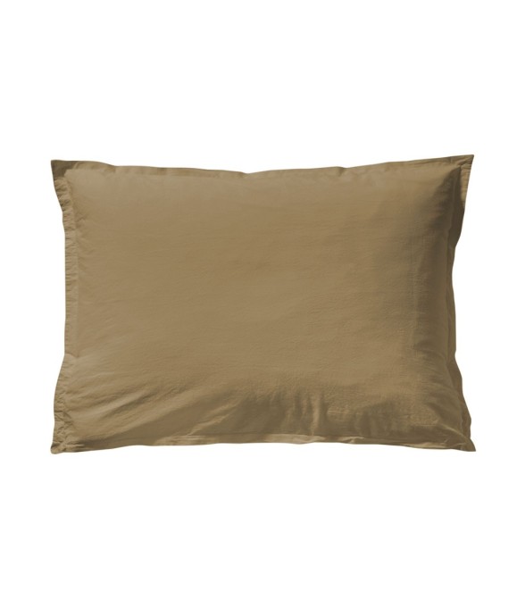 Taie d'oreiller unie en...