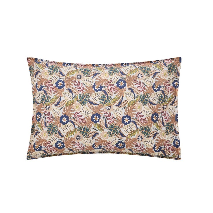 Taie d'oreiller imprimée en percale de coton, OHANA