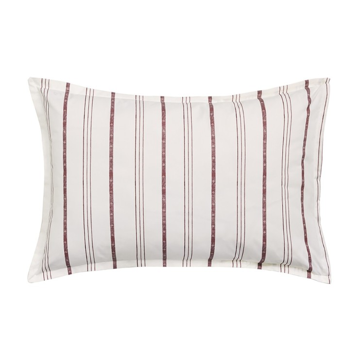 Taie d'oreiller imprimée en percale de coton, EPURE