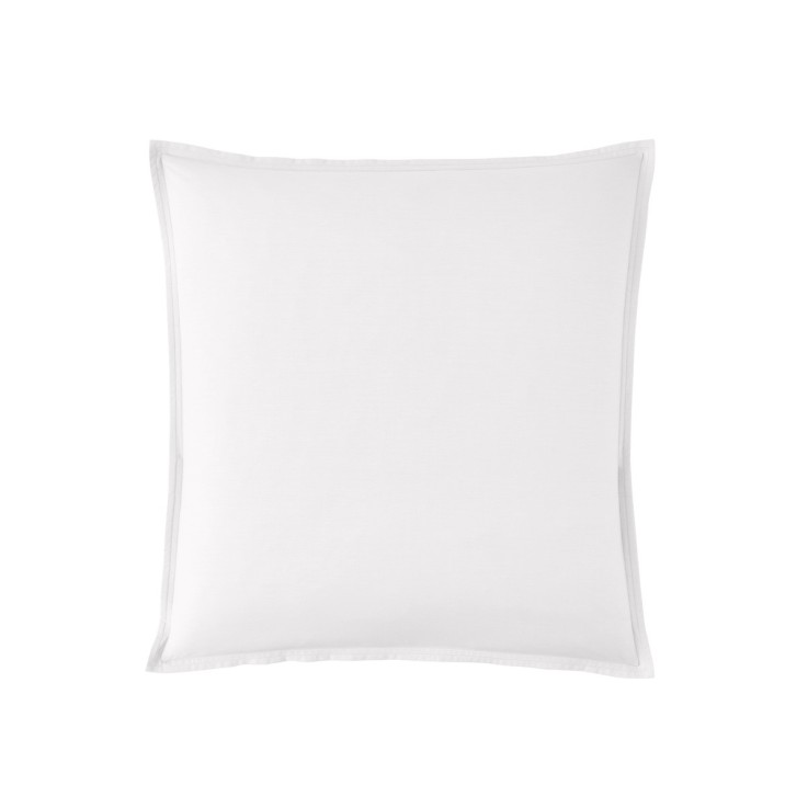Taie d'oreiller unie en percale de coton, PREMIÈRE