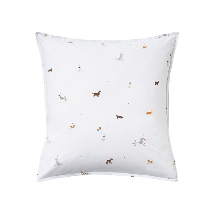 Taie d'oreiller enfant imprimée en percale de coton, LA PARADE EN FETE