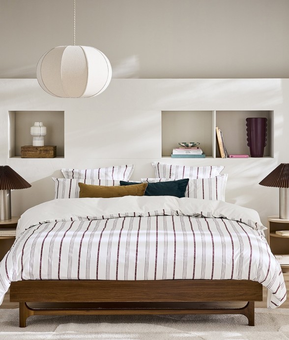 Parure de lit imprimée en...