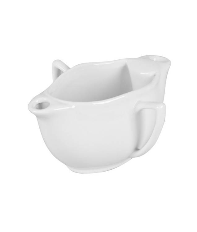 Saucière Gras & Maigre en porcelaine (30 cl)