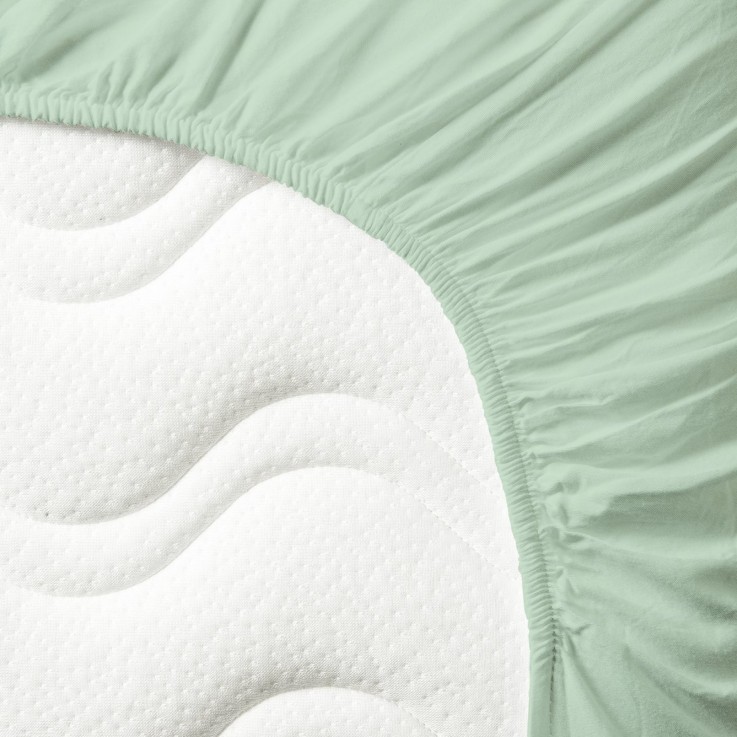 Drap housse 1 personne pur Coton Bio