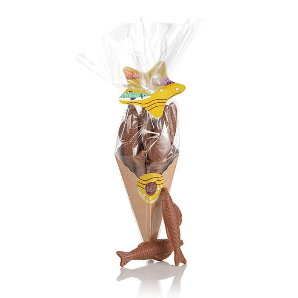 Cornet de sardines en chocolat au lait - Cornet de 110g