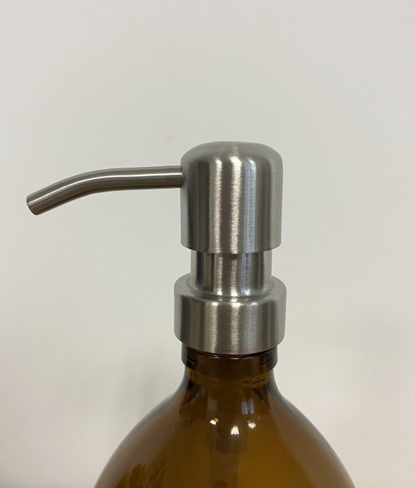 Pompe pour flacon en verre