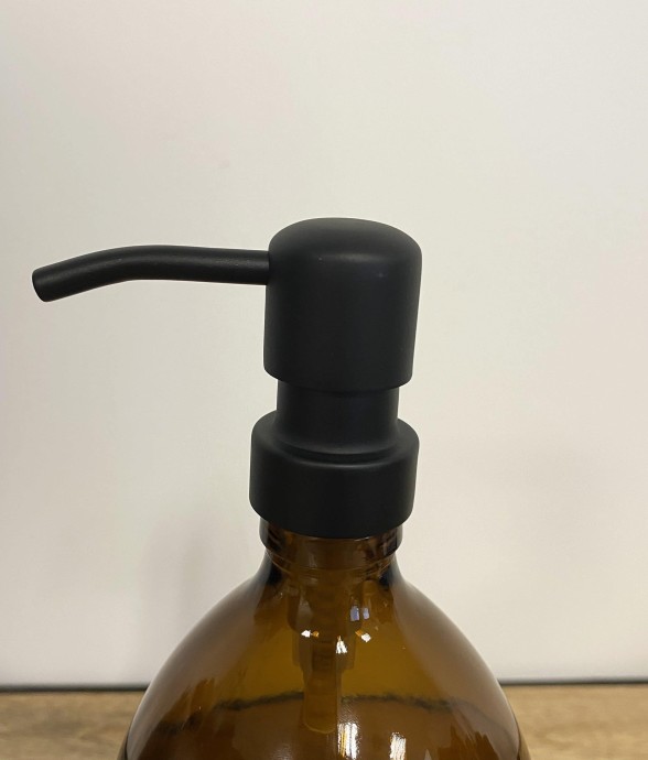 Pompe pour flacon en verre