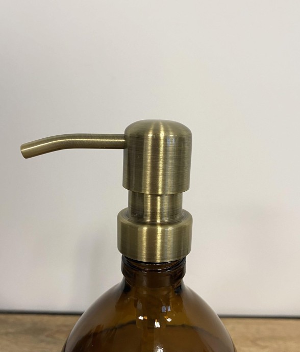 Pompe pour flacon en verre