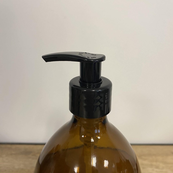 Pompe pour flacon en verre