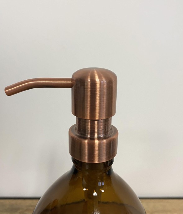 Pompe pour flacon en verre