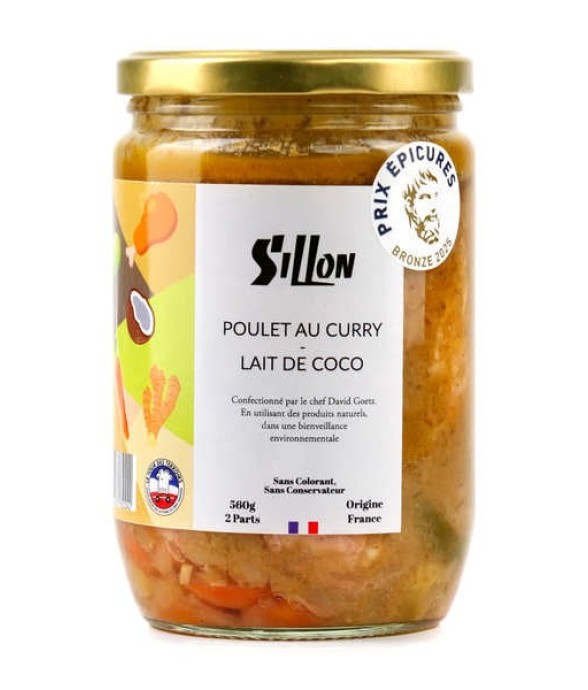 Poulet au curry et lait de...