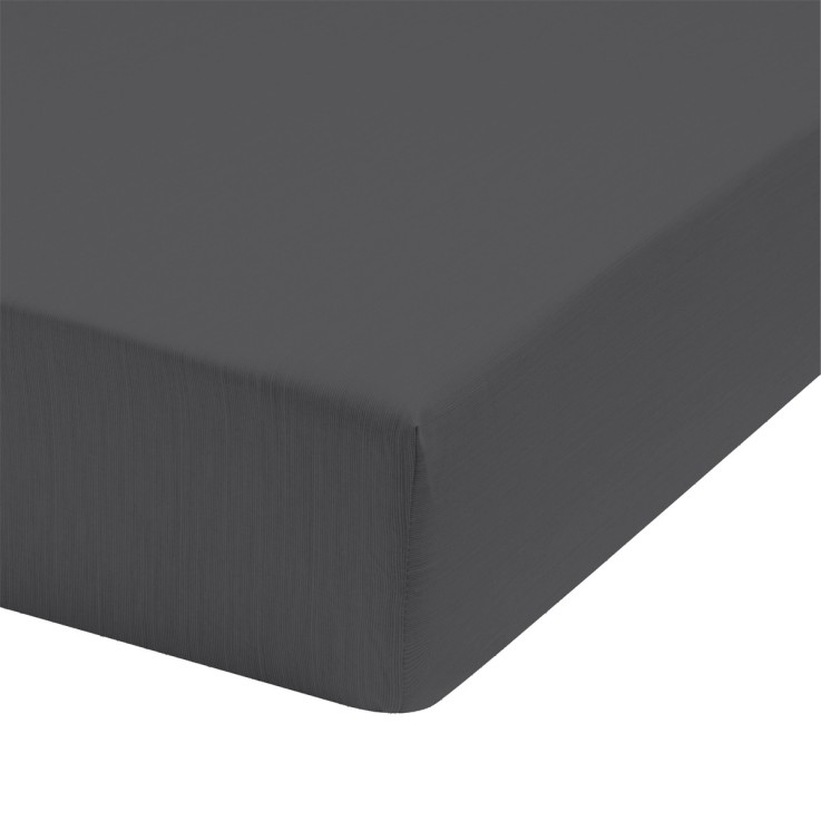 Drap housse fines rayures en viscose de bambou, ÉCORCE