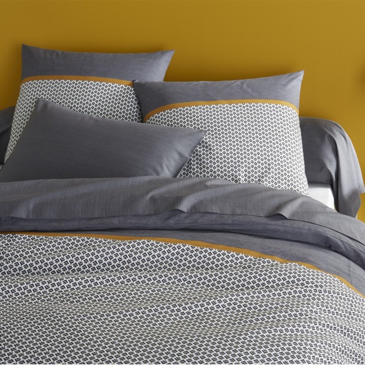 Drap housse fines rayures en viscose de bambou, ÉCORCE