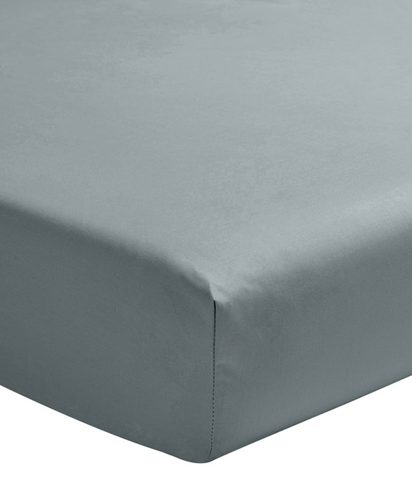 Drap housse uni en percale...