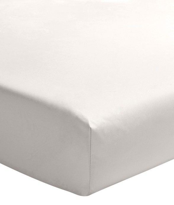 Drap housse uni en percale...
