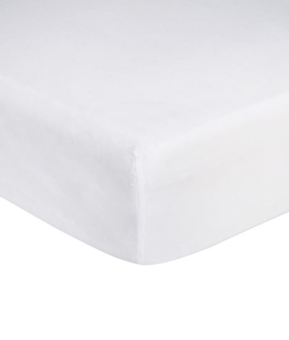 Drap housse uni en coton...