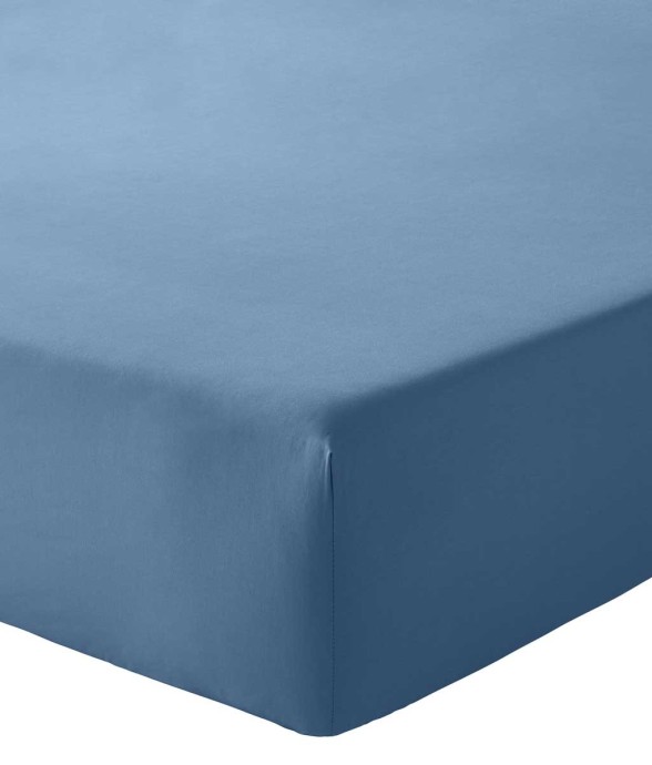 Drap housse uni en percale...