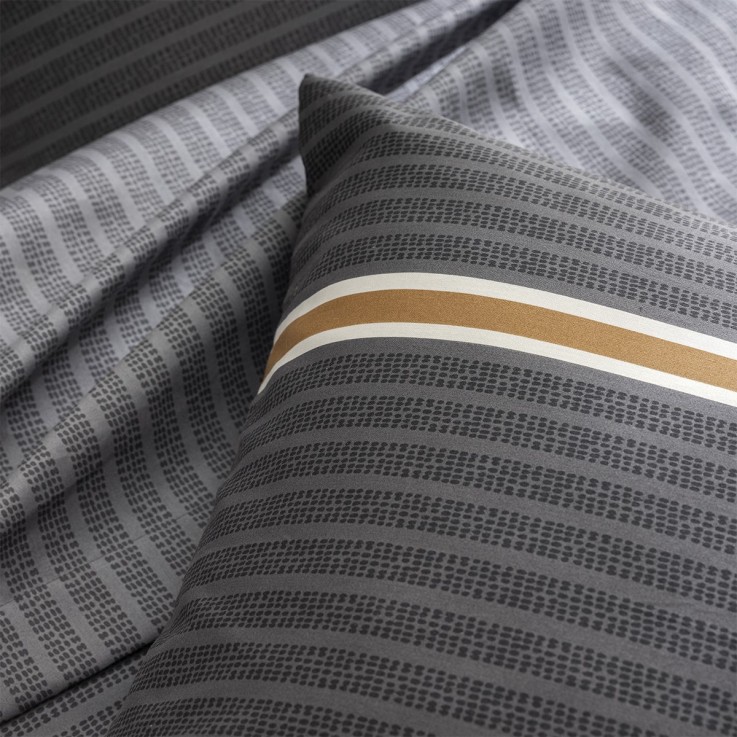 Taie de traversin imprimée en lyocell, ANATOLE