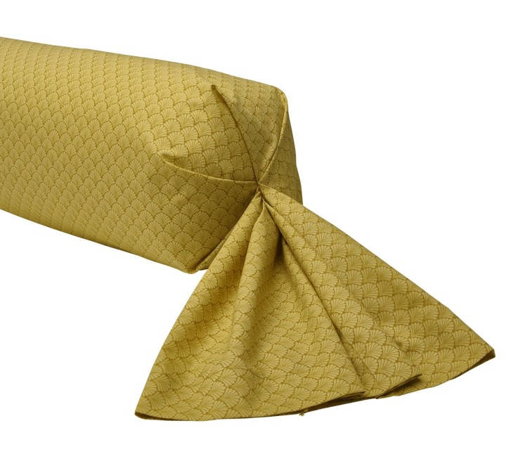 Taie de traversin imprimée en viscose de bambou, CAMILLE