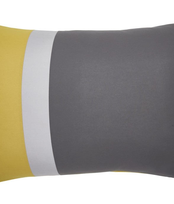 Taie d'oreiller bicolore...