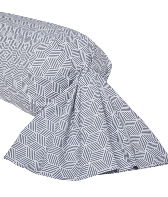 Taie de traversin impriméee...