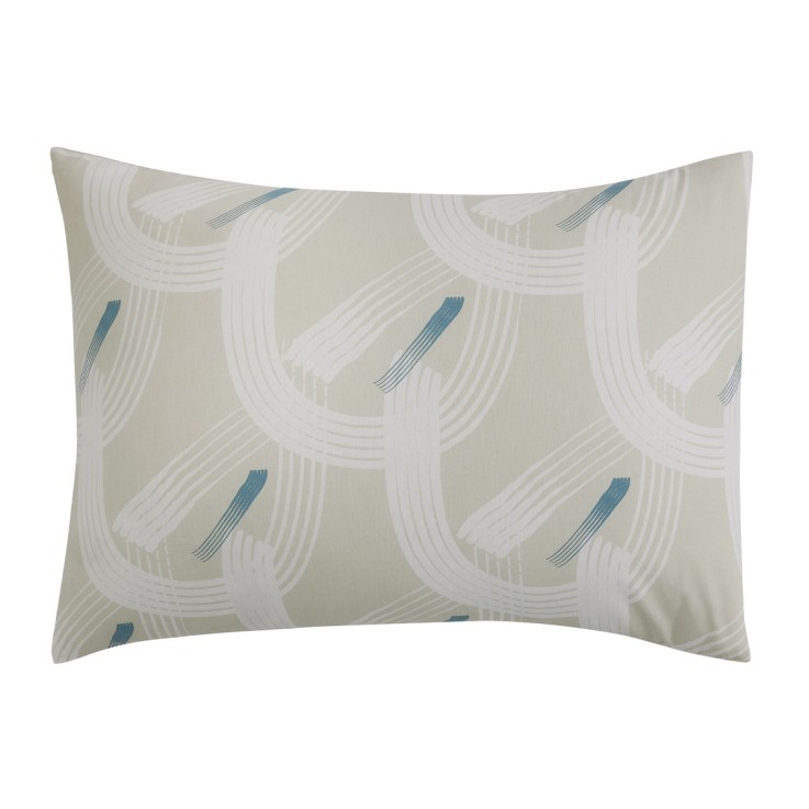 Taie d'oreiller imprimée en coton, GABIN