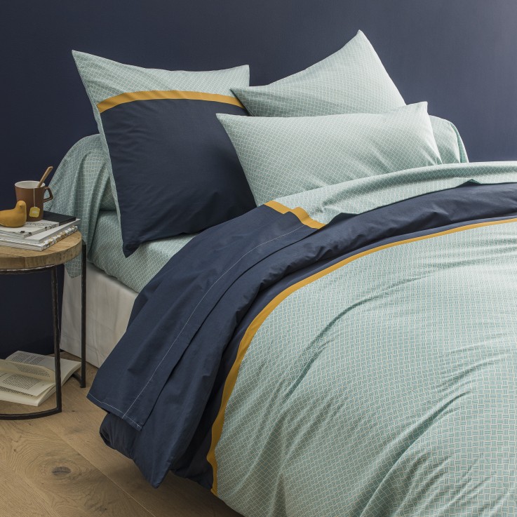 Taie de traversin imprimée en lyocell, SACHA