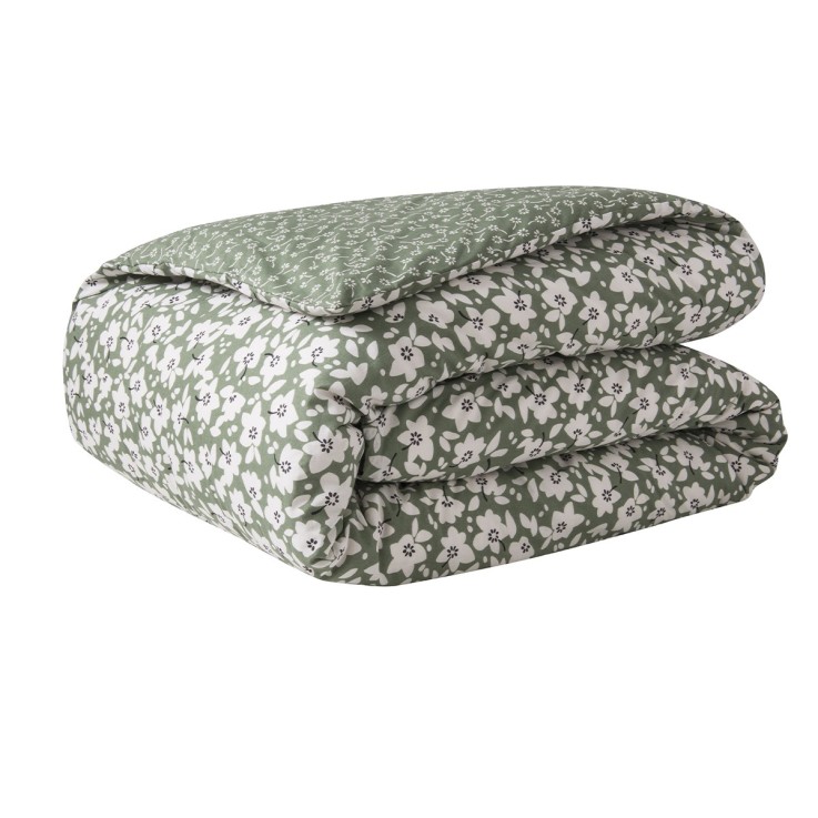 Parure de lit imprimée en lyocell, taies carrées, EMMA