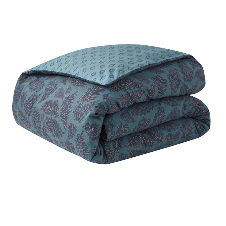 Parure de lit imprimée en viscose de bambou, taies carrées, IRIS