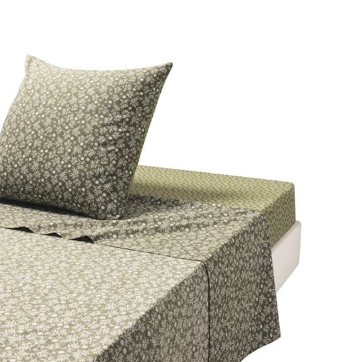 Drap plat imprimée en lyocell, LENA