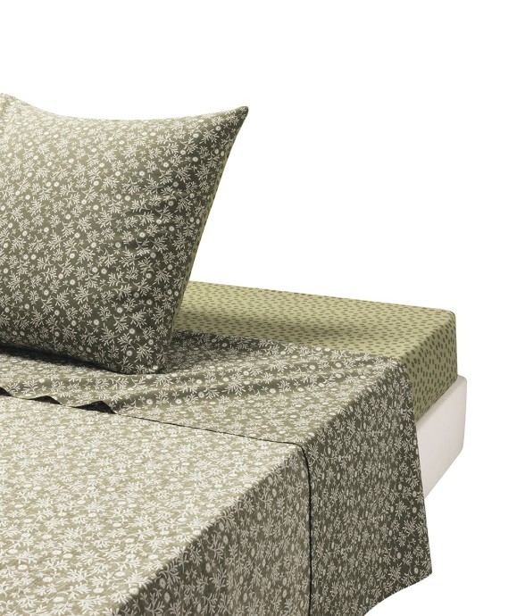 Drap plat imprimée en...