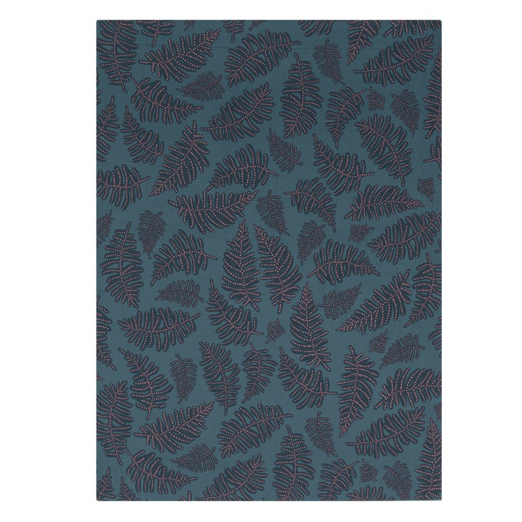 Drap plat imprimé en viscose de bambou, IRIS