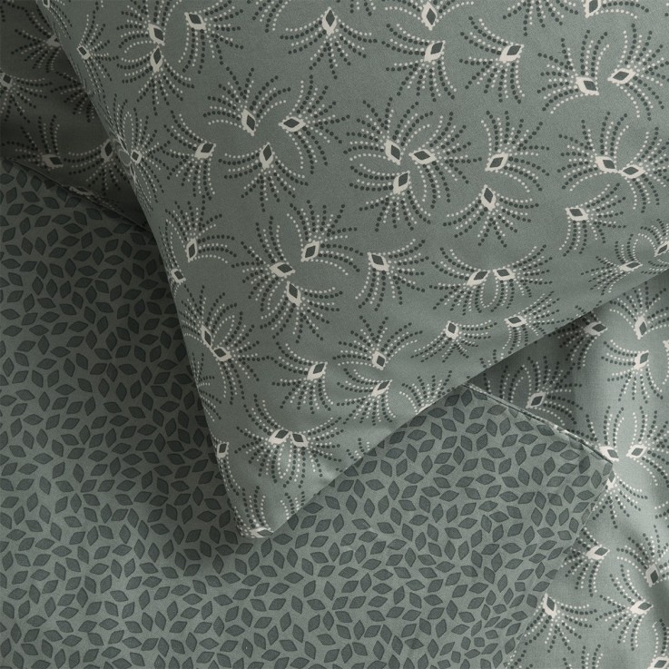 Housse de couette imprimée en lyocell, ALIX