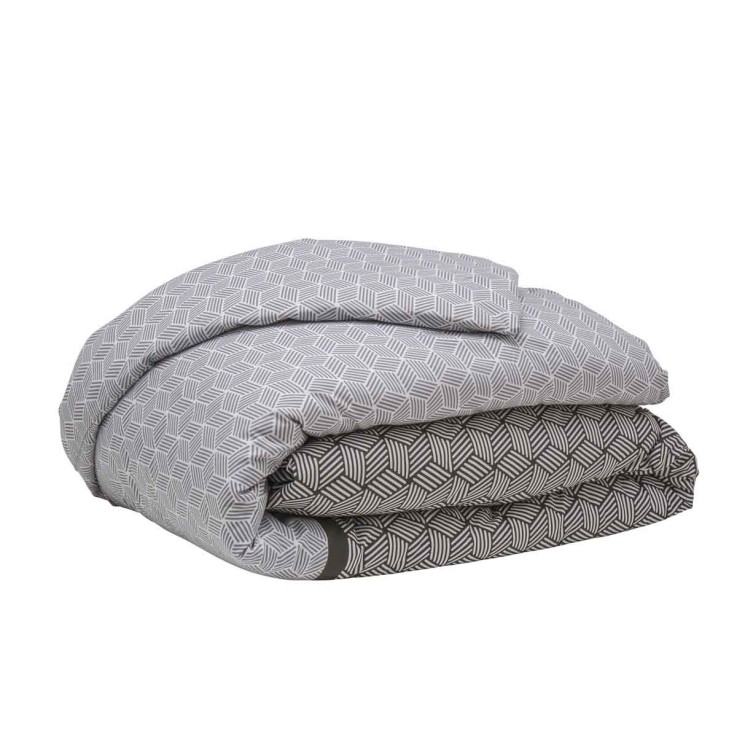 Housse de couette imprimée en viscose de bambou, QUENTIN