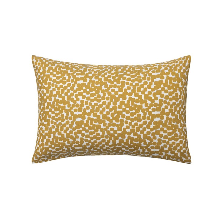 Taie d'oreiller imprimée en viscose de bambou, COTONOU