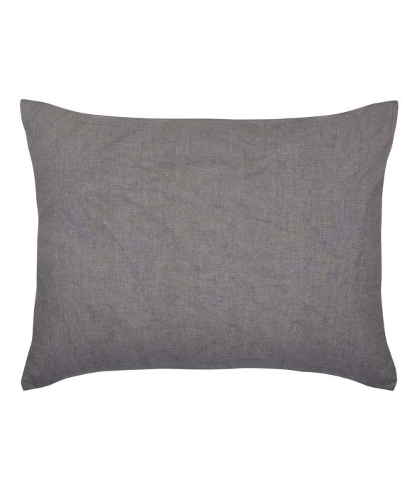 Taie d'oreiller unie en...