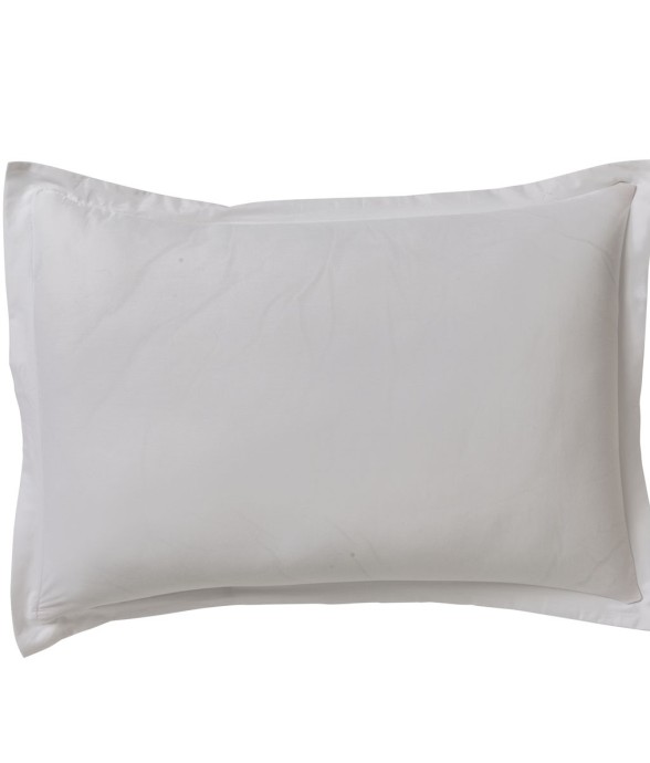 Taie d'oreiller unie en...