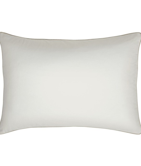 Taie d'oreiller unie en...