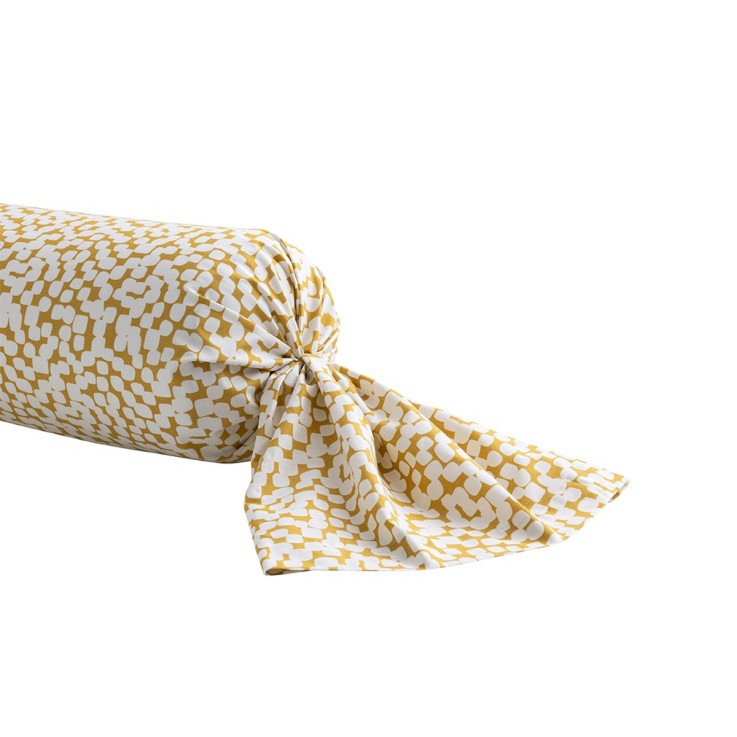 Taie de traversin imprimée en viscose de bambou, COTONOU
