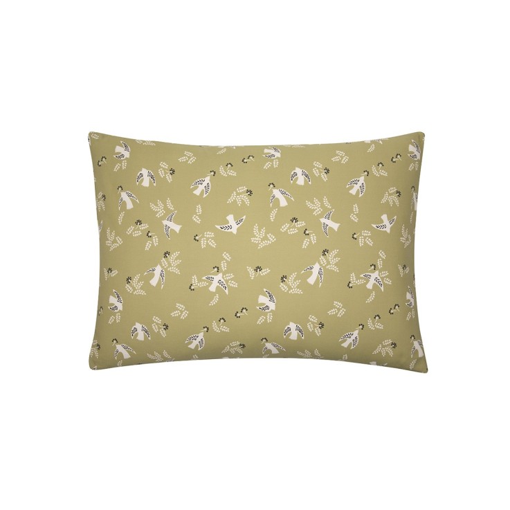 Taie d'oreiller imprimée en percale de coton, LES BEAUX JOURS