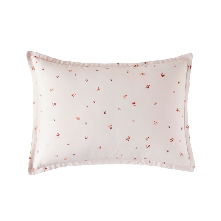 Taie d'oreiller imprimée en satin de coton, IMPRESSIONNISTE