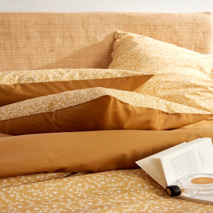 Taie d'oreiller imprimée en coton, MIMI